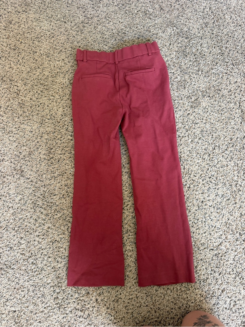 Jules & Leopold Men's Burgundy Dress Pants